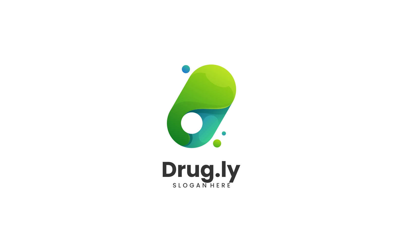 Drug Gradient Logo Design