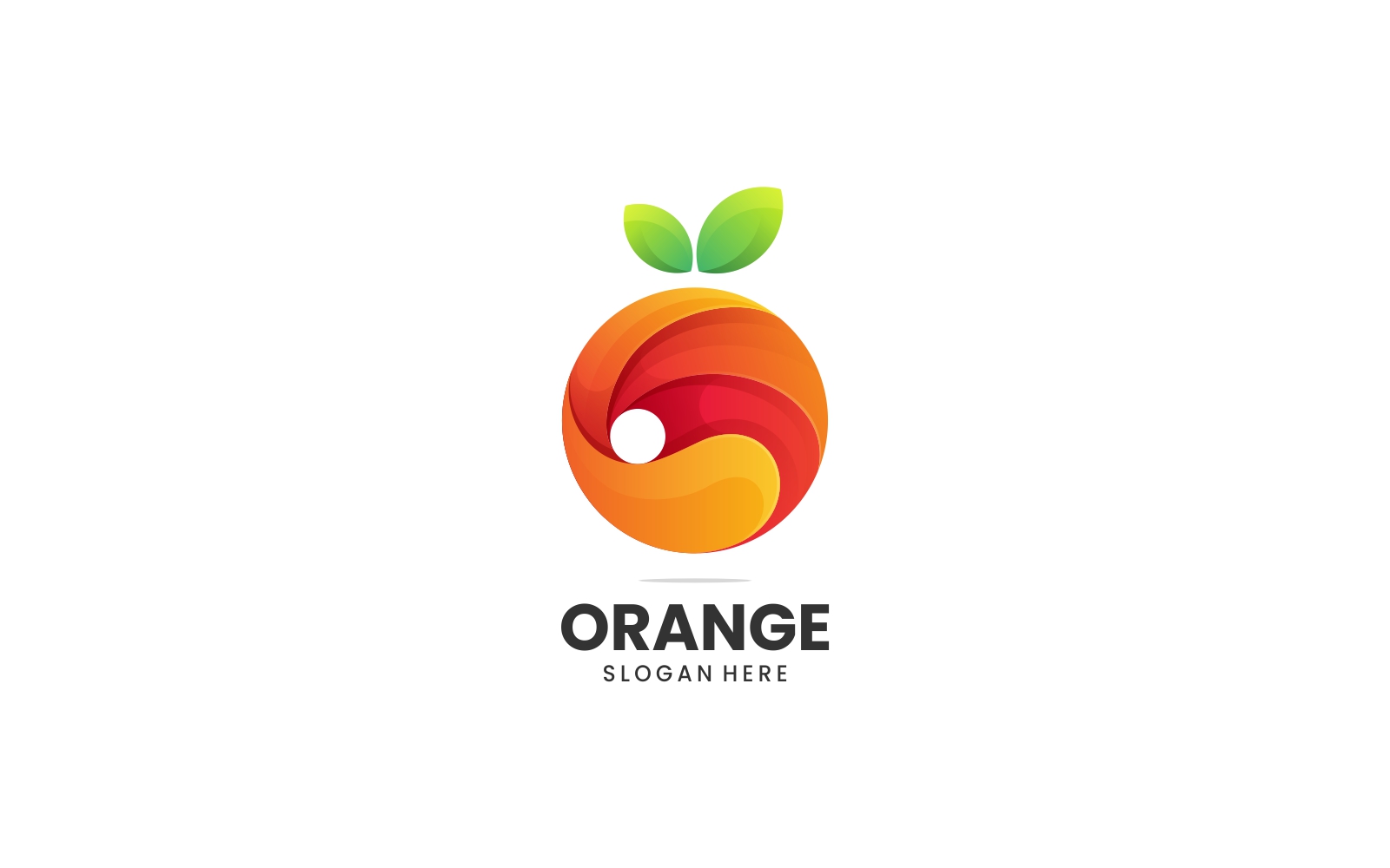 Orange Gradient Colorful Logo