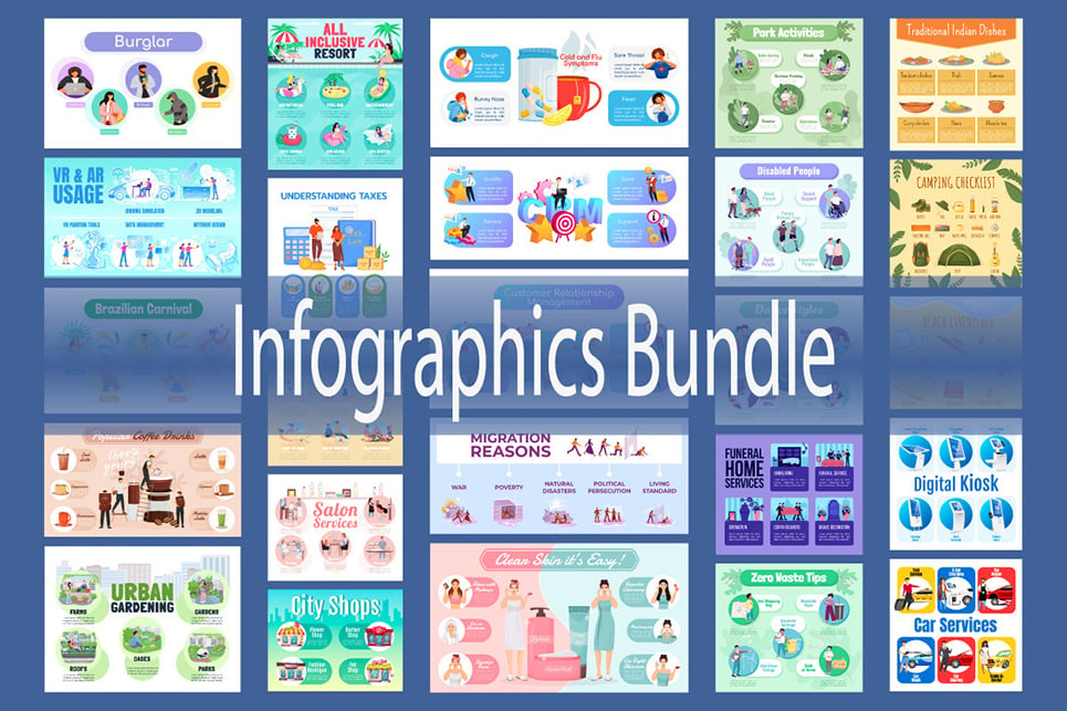 Infographics Templates Bundle