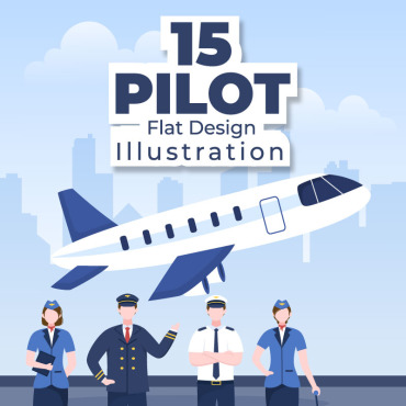 Pilot Air Illustrations Templates 247327