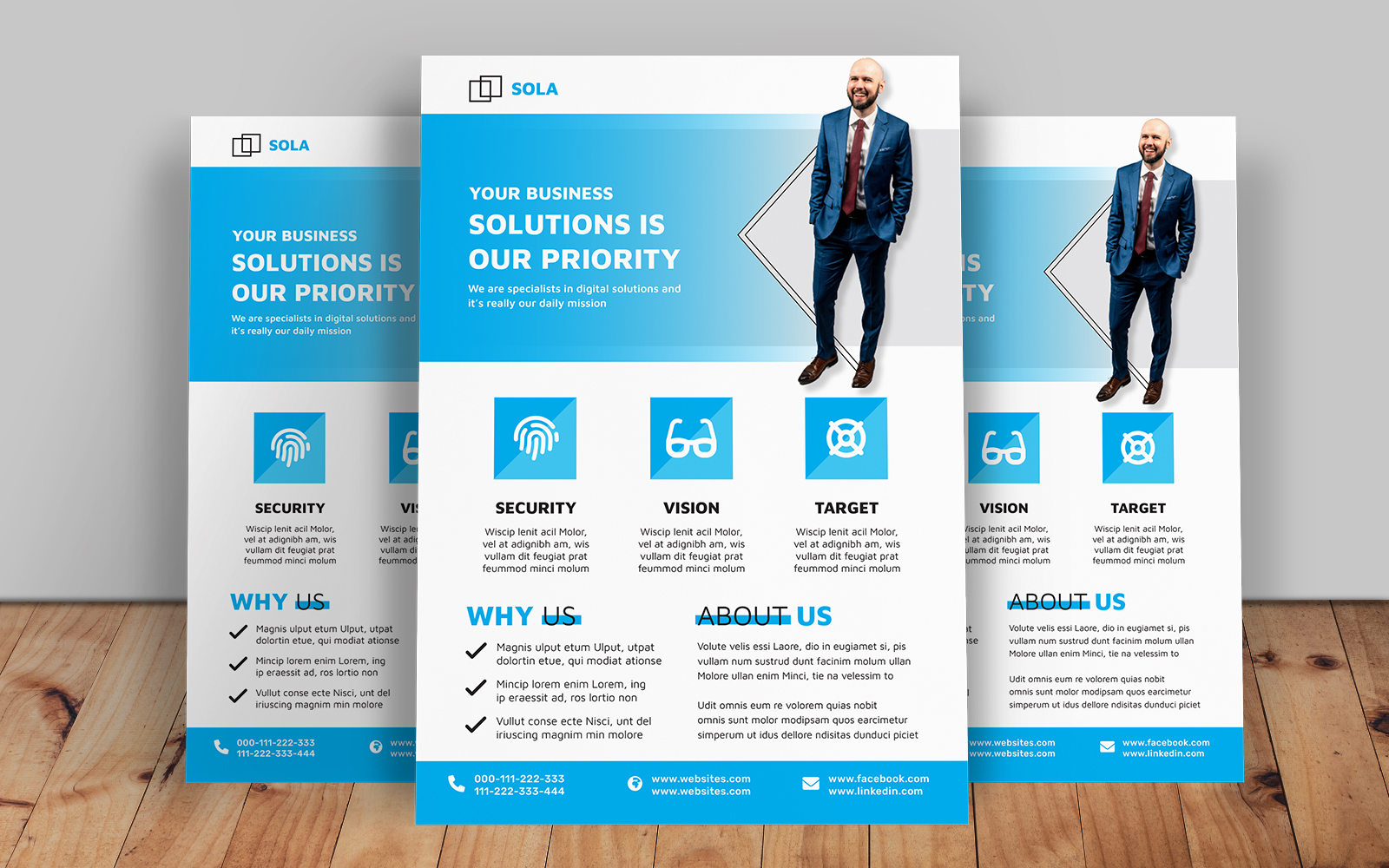 Business Solutions Multipurpose Flyer