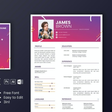 Cv Job Resume Templates 247384