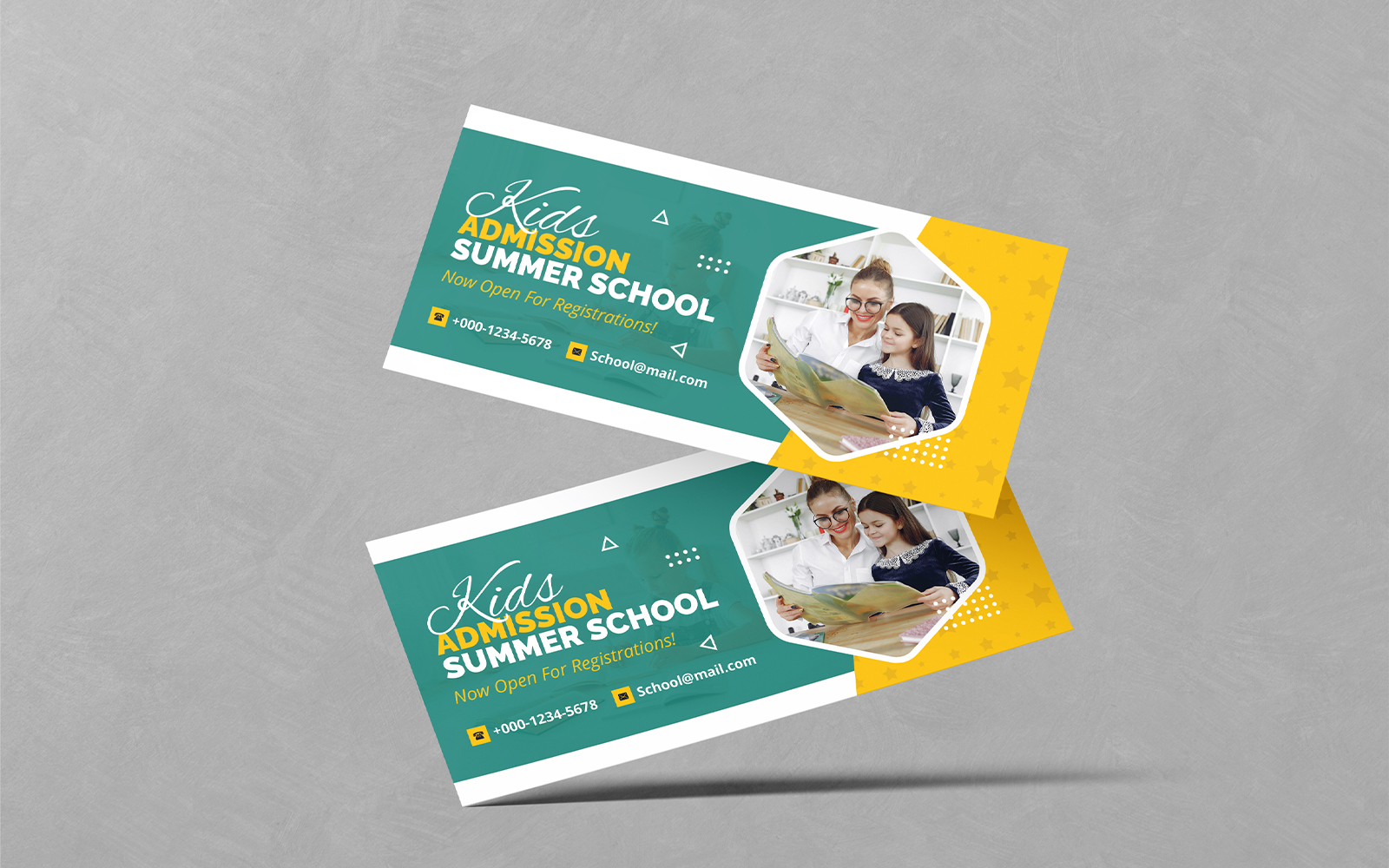 Kids School DL Flyer Design PSD Templates