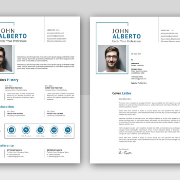 Smart Clean Resume Templates 247507