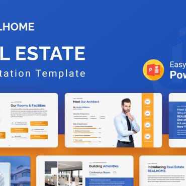 Realestate House PowerPoint Templates 247576