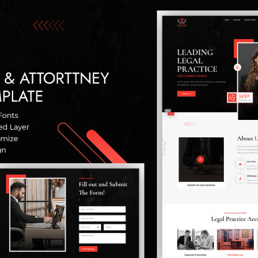 Attorneys Barrister PSD Templates 247613