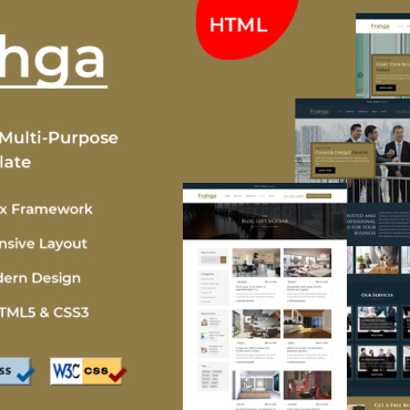 Business Company Responsive Website Templates 247629