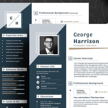 Template Cv Resume Templates 247663