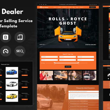 Car Cars Responsive Website Templates 247701