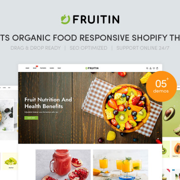 Food Organic Shopify Themes 247708