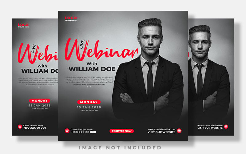 Webinar Social Media Post Design Template