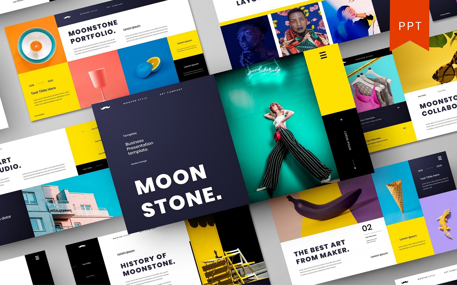 Moonstone – PowerPoint Template