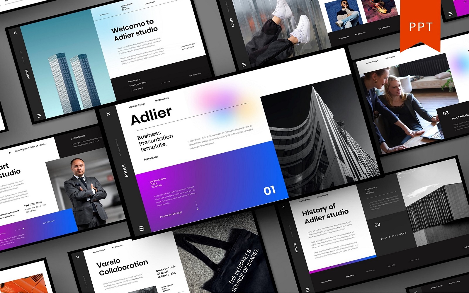 Adlier – Business PowerPoint Template