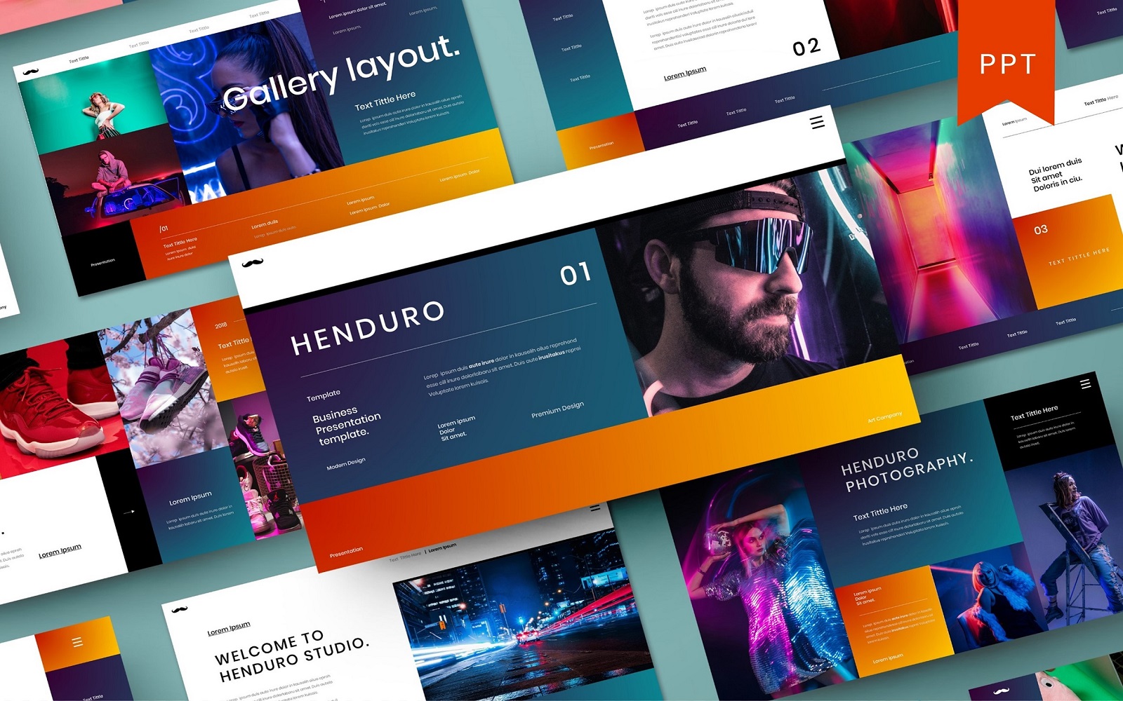 Henduro – Business PowerPoint Template