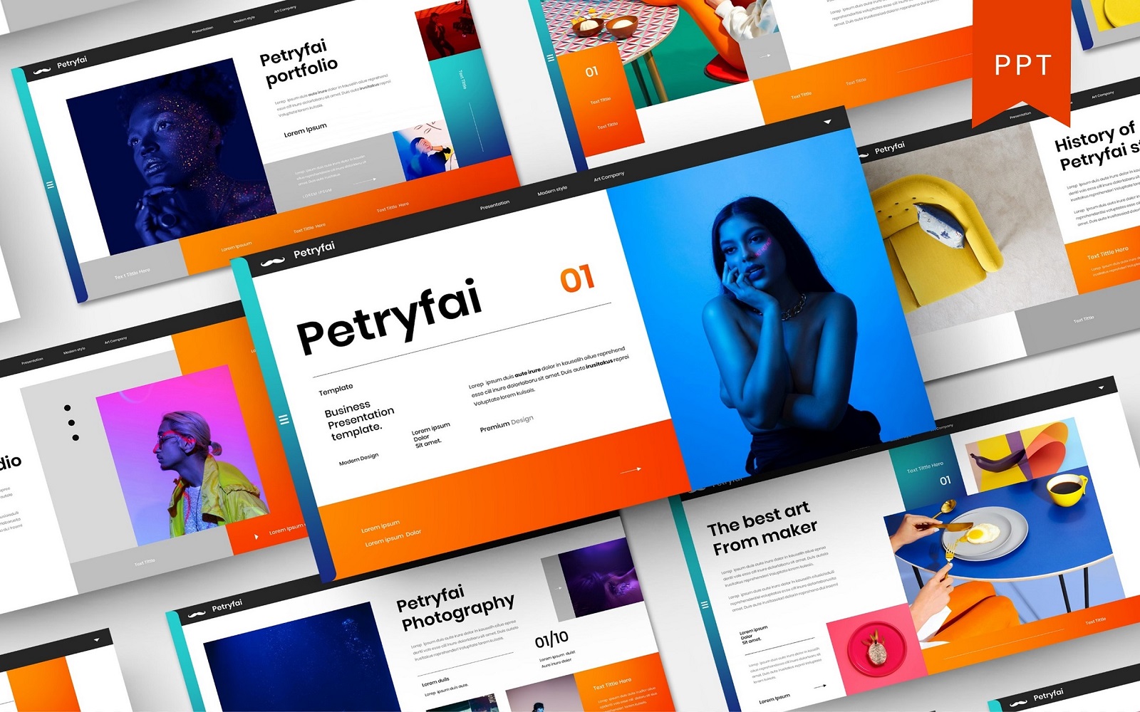 Petryfai – Business PowerPoint Template