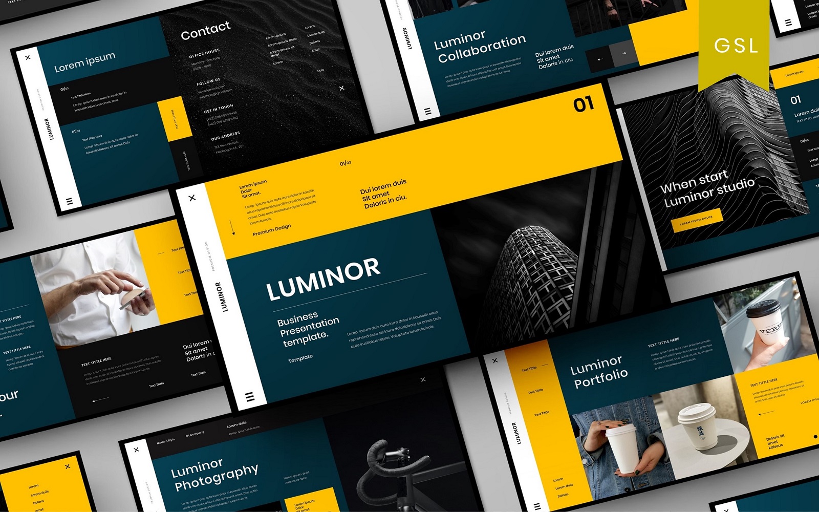 Luminor - Business Google Slide Template