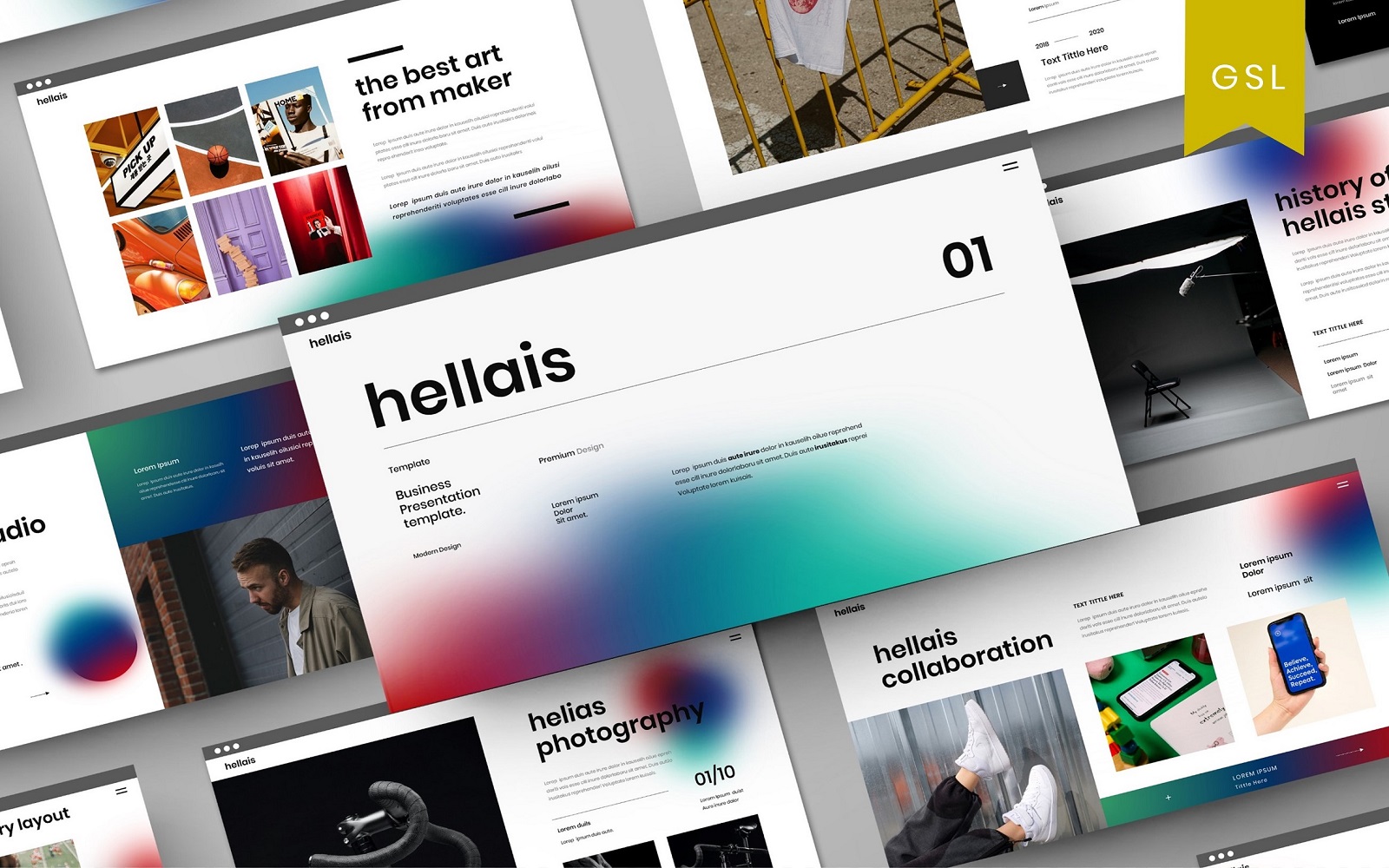 Hellais - Business Google Slide Template