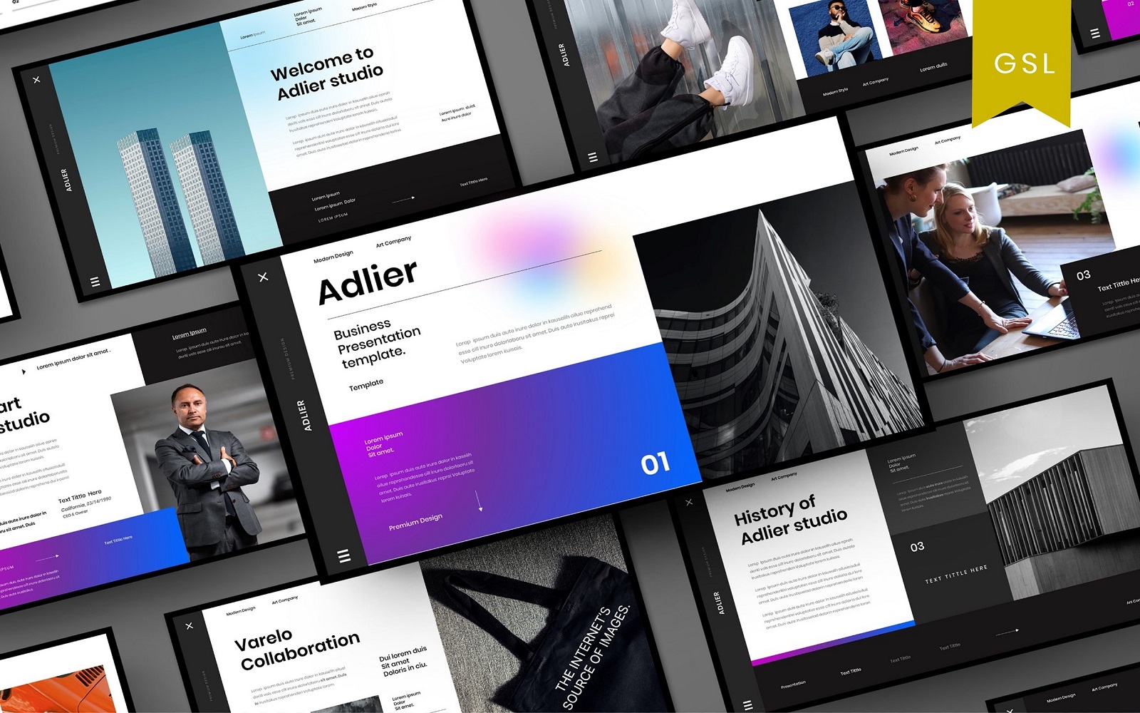 Adlier - Business Google Slide Template