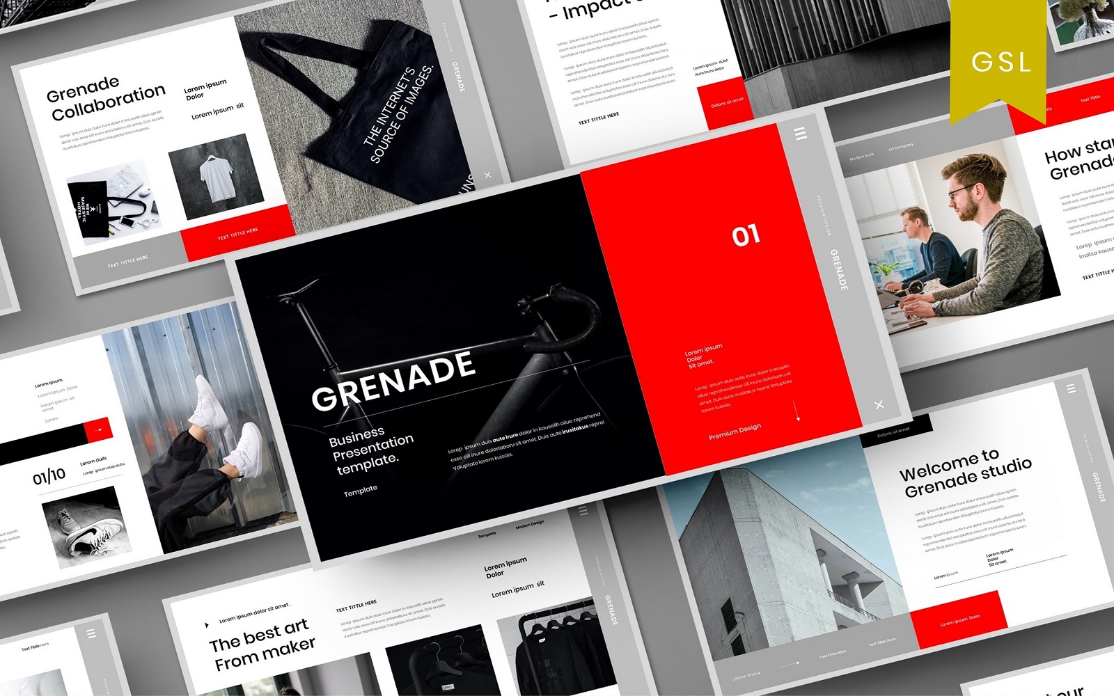 Grenade - Business Google Slide Template