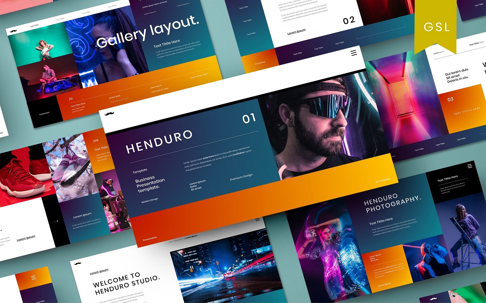 Henduro - Business Google Slide Template