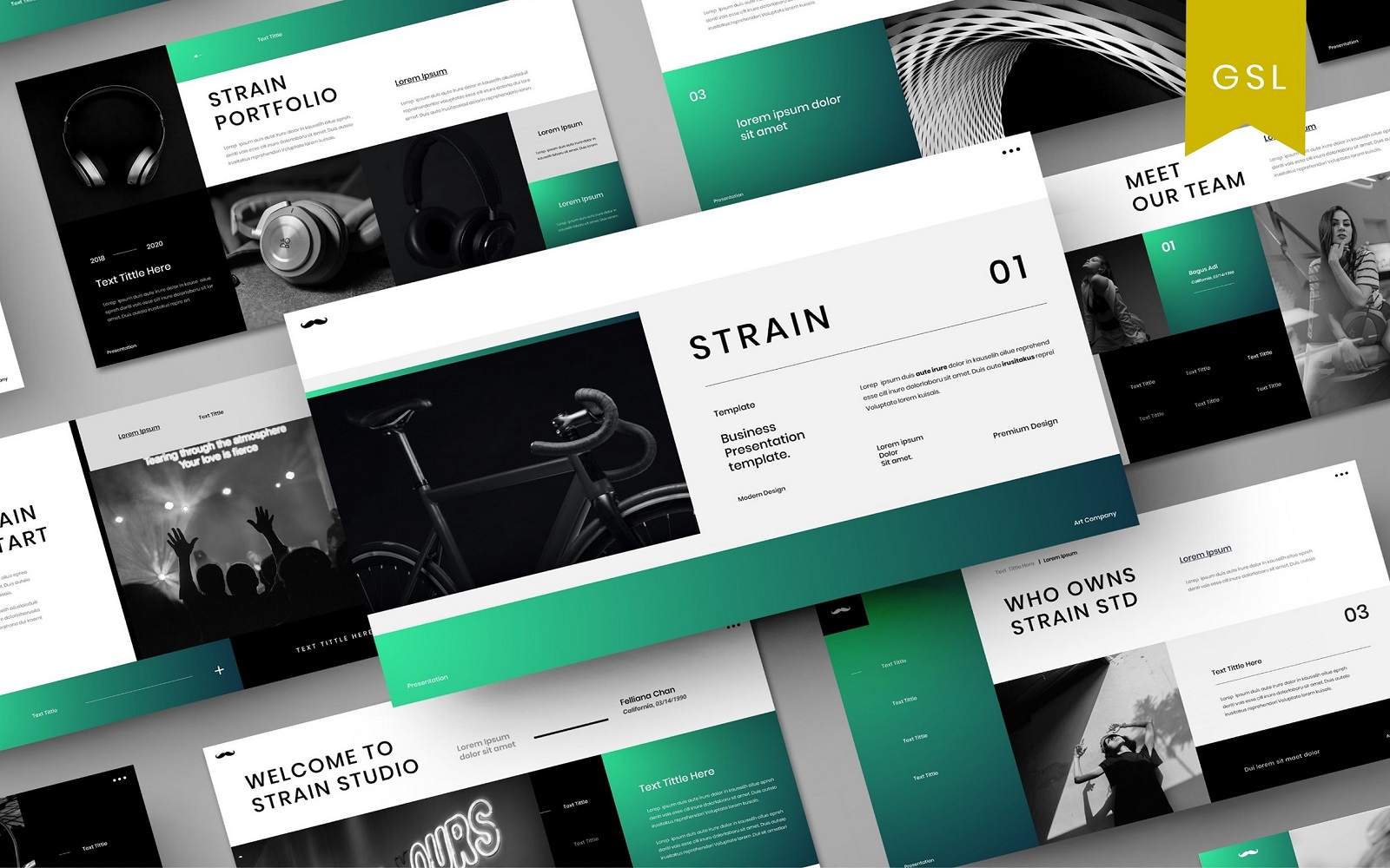 Strain - Business Google Slide Template