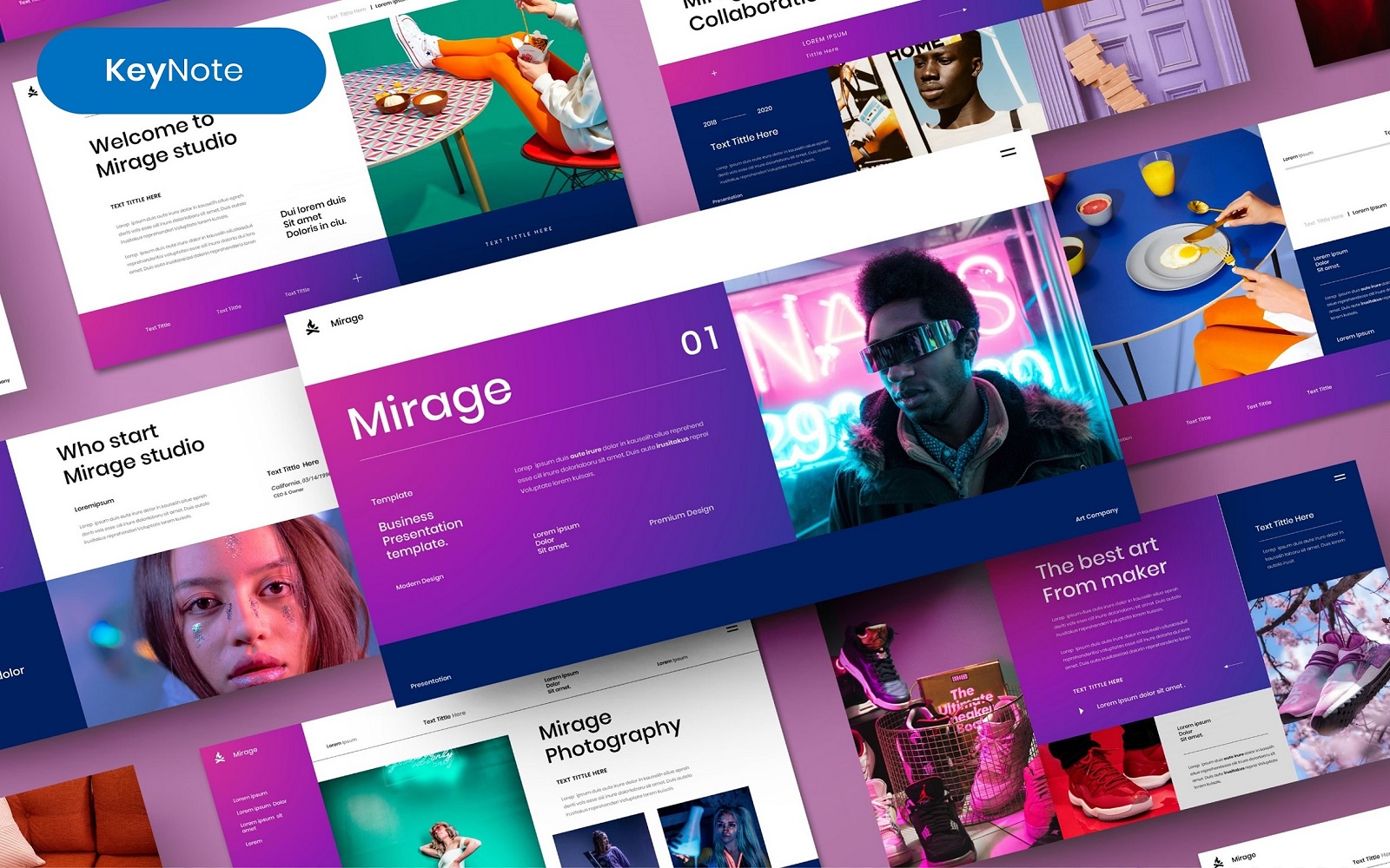 Mirage – Business Keynote Template