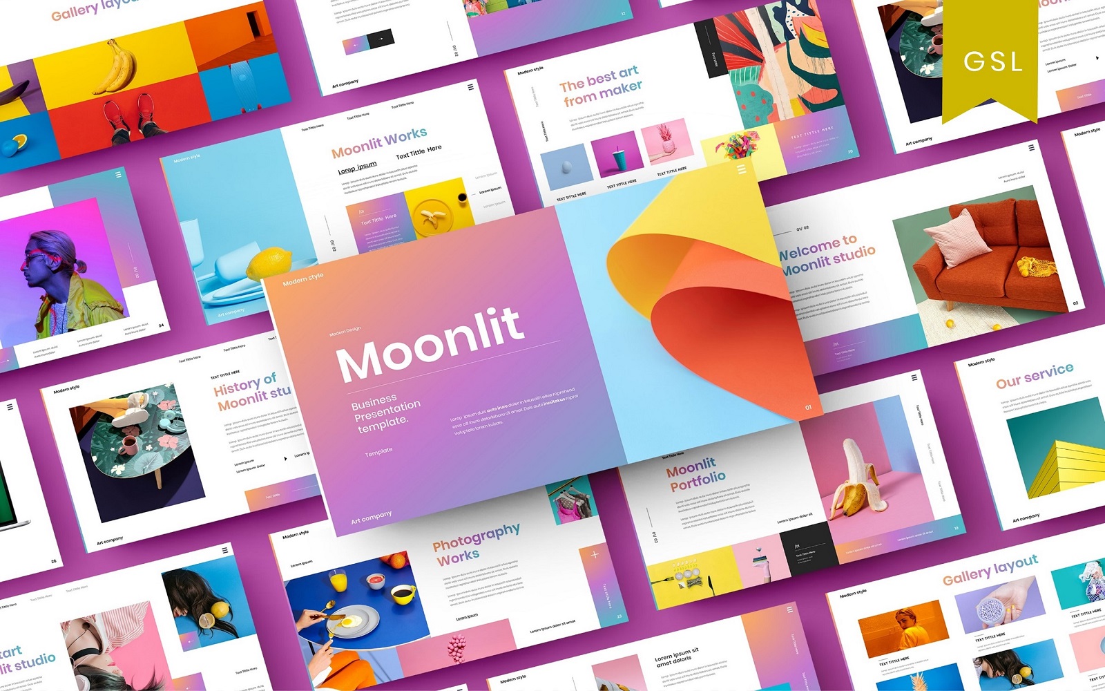 Moonlit - Business Google Slide Template