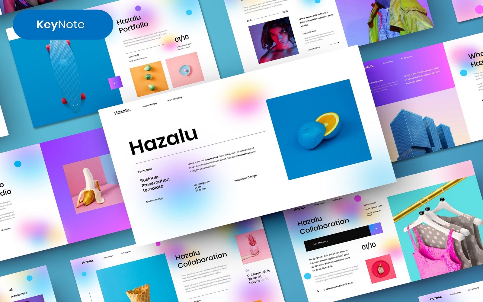 Hazalu – Business Keynote Template