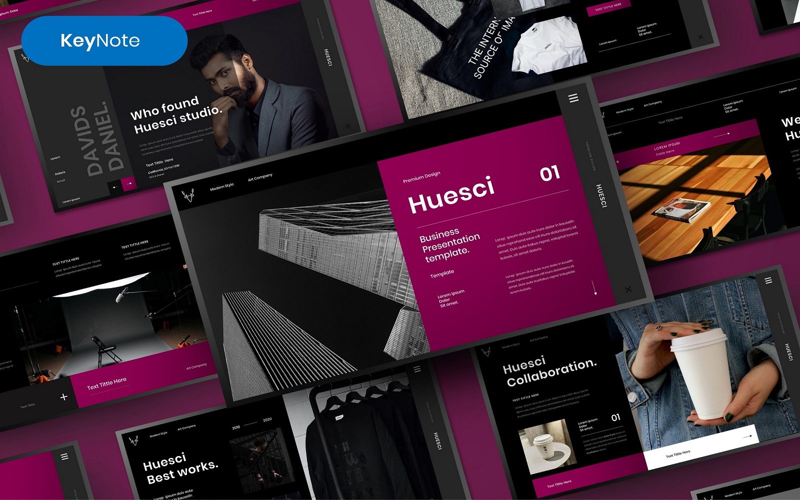 Huesci – Business Keynote Template