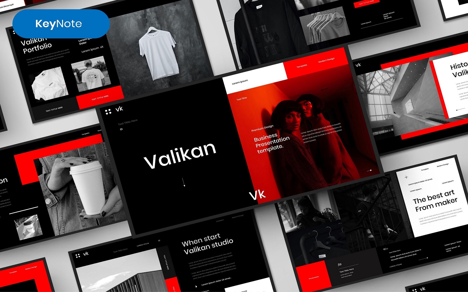 Valikan – Business Keynote Template