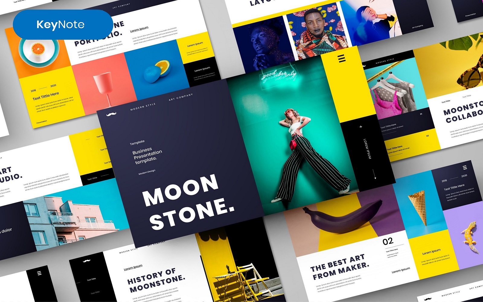 Moonstone – Business Keynote Template