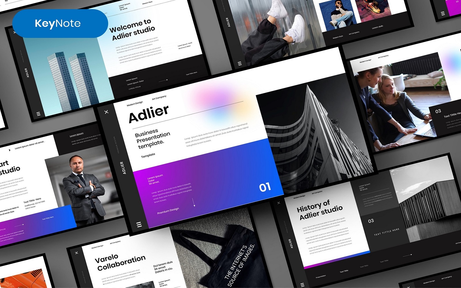 Adlier – Business Keynote Template