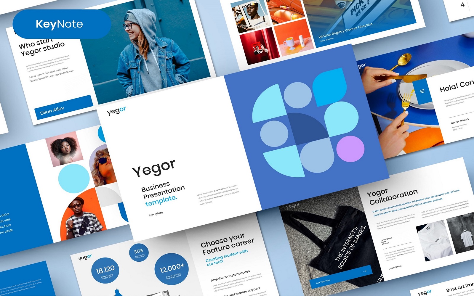 Yegor – Business Keynote Template