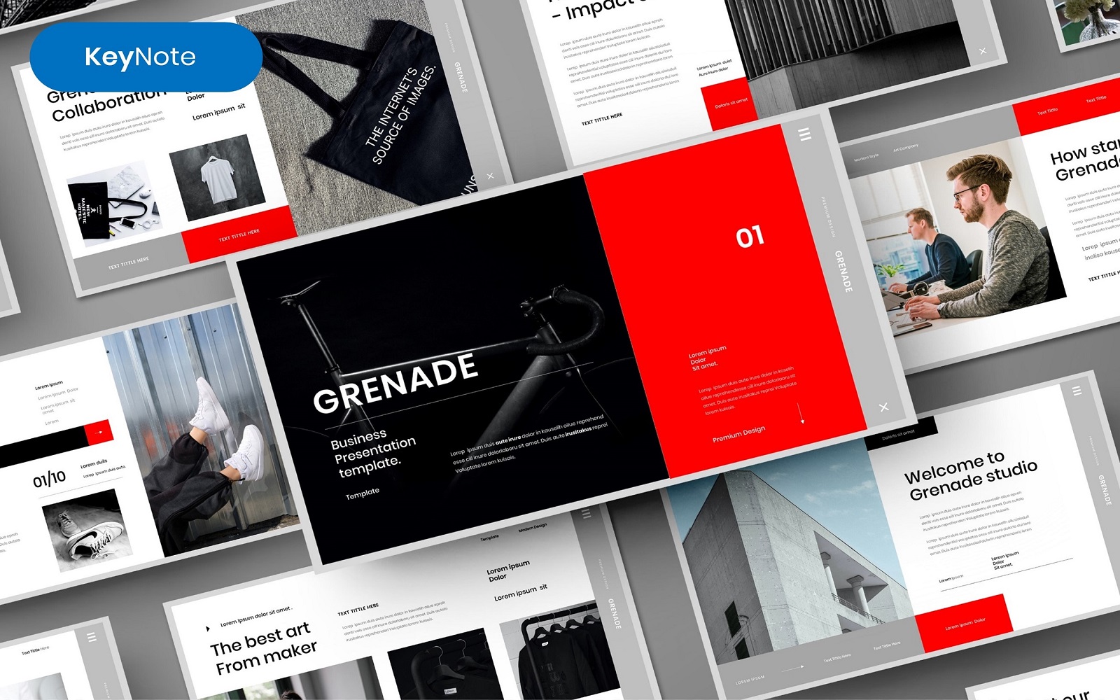 Grenade – Business Keynote Template