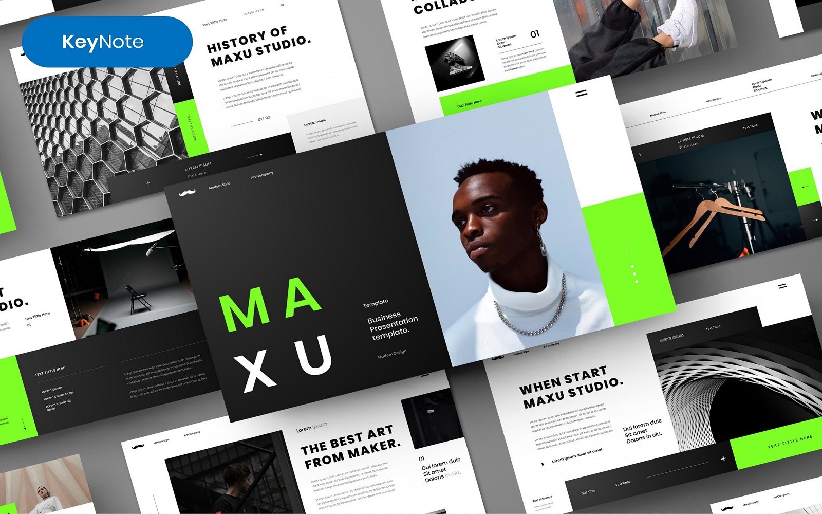 Maxu – Business Keynote Template