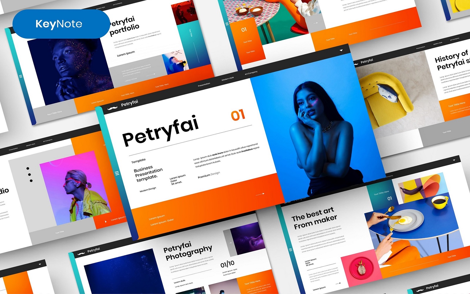 Petryfai – Business Keynote Template