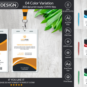 Card Design Corporate Identity 247970