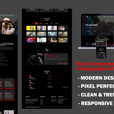 Themes Photography Responsive Website Templates 247995