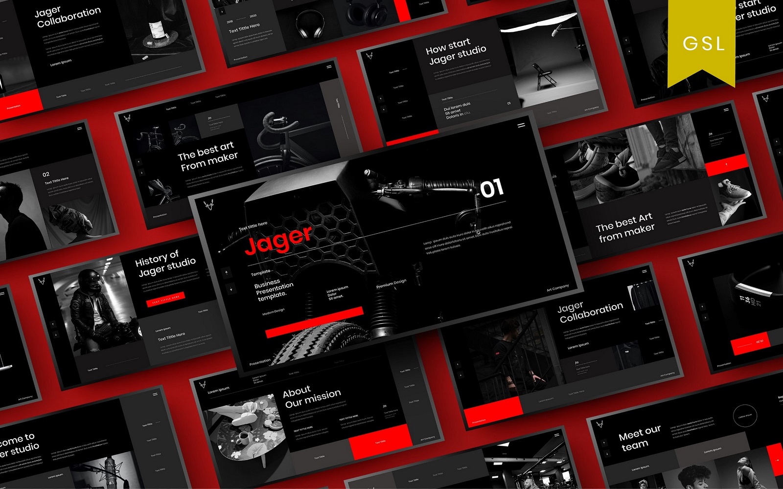 Jager - Business Google Slide Template