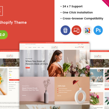 Theme Flower Shopify Themes 248030
