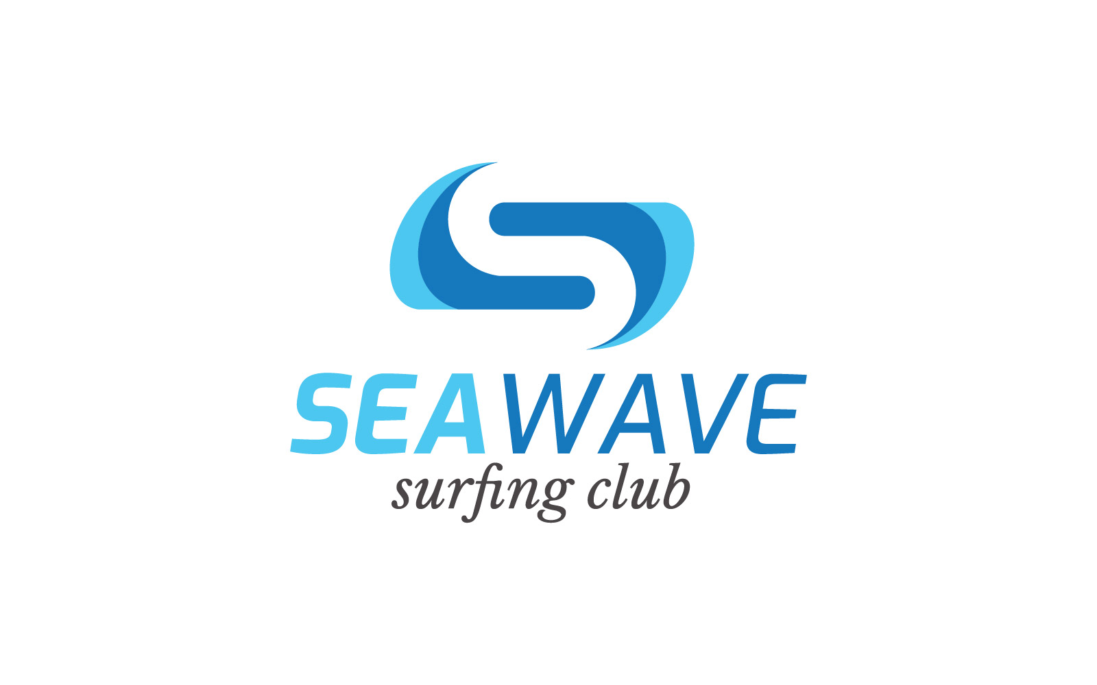 Letter S Logo - Sea Wave Logo
