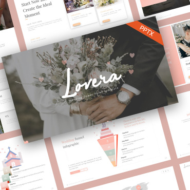 Bouquet Bride PowerPoint Templates 249111