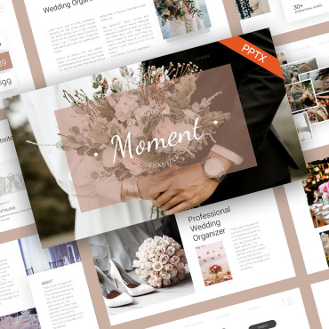 Bouquet Bride PowerPoint Templates 249113