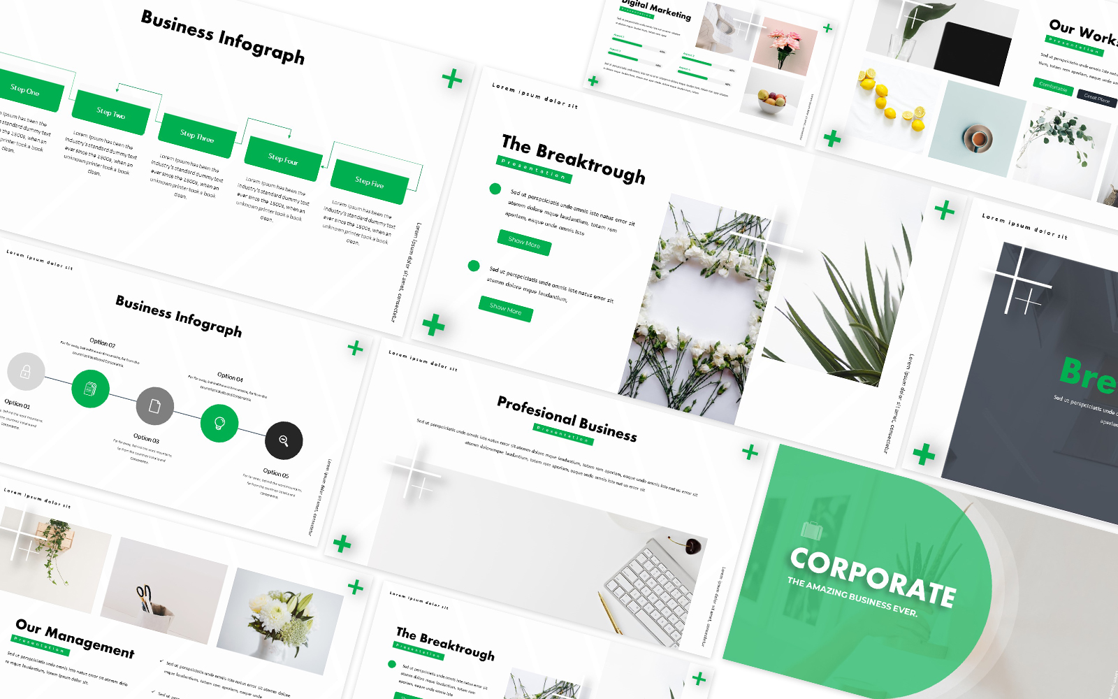 Corporate Business Company Google Slides Template