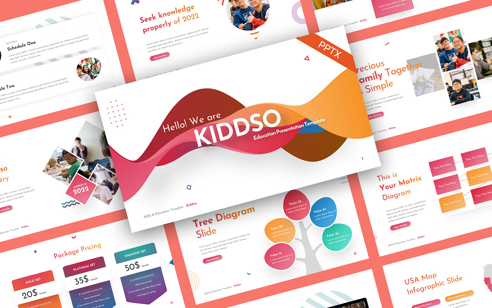 Kiddso Education PowerPoint Template