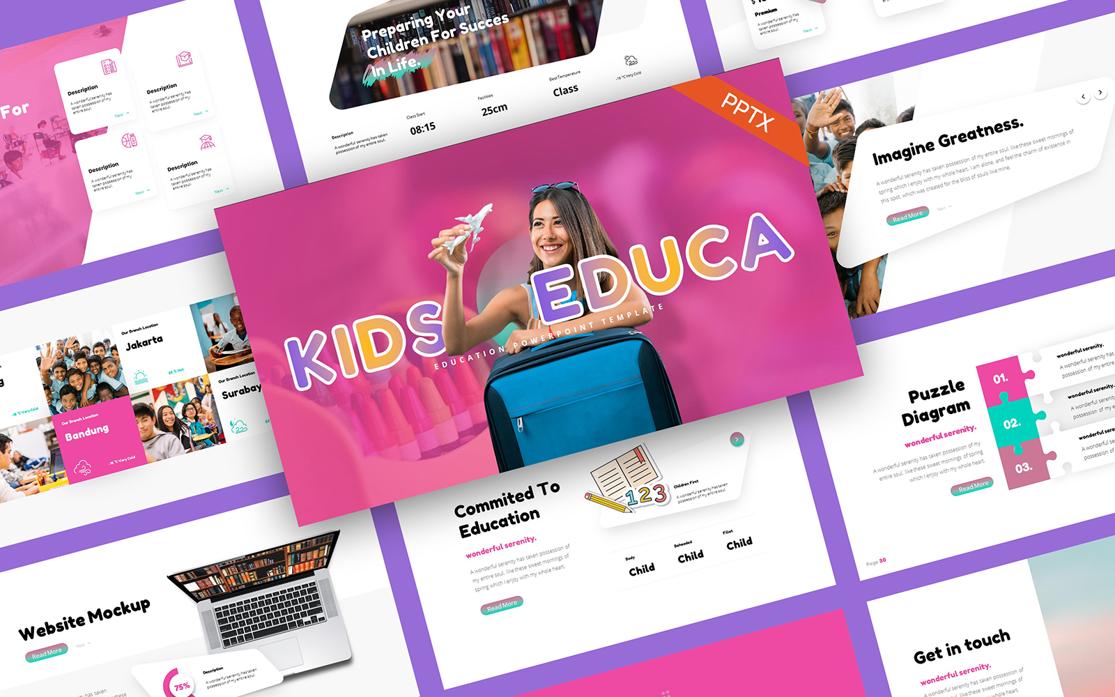 KidsEduca Education PowerPoint Template