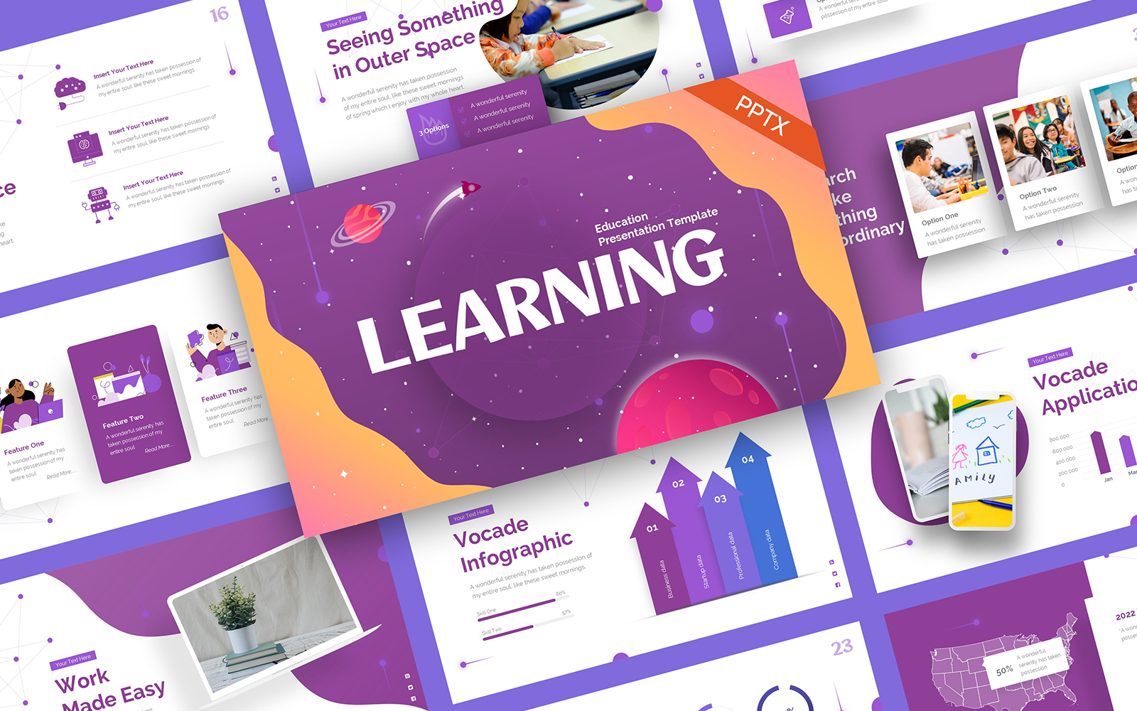 Learning Education Creative PowerPoint Template