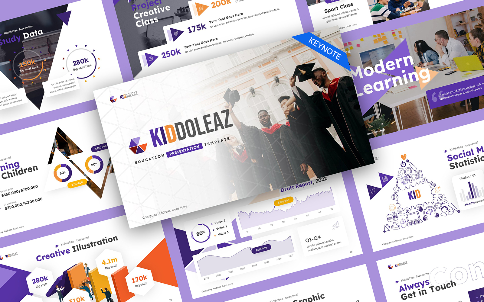Kiddoleaz Education Keynote Template