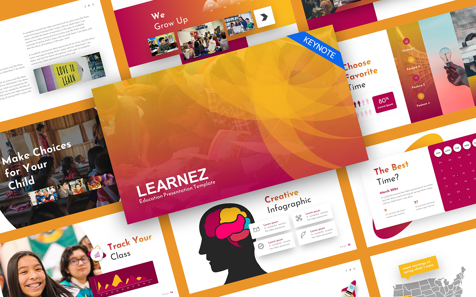 LearnEz Education Keynote Template