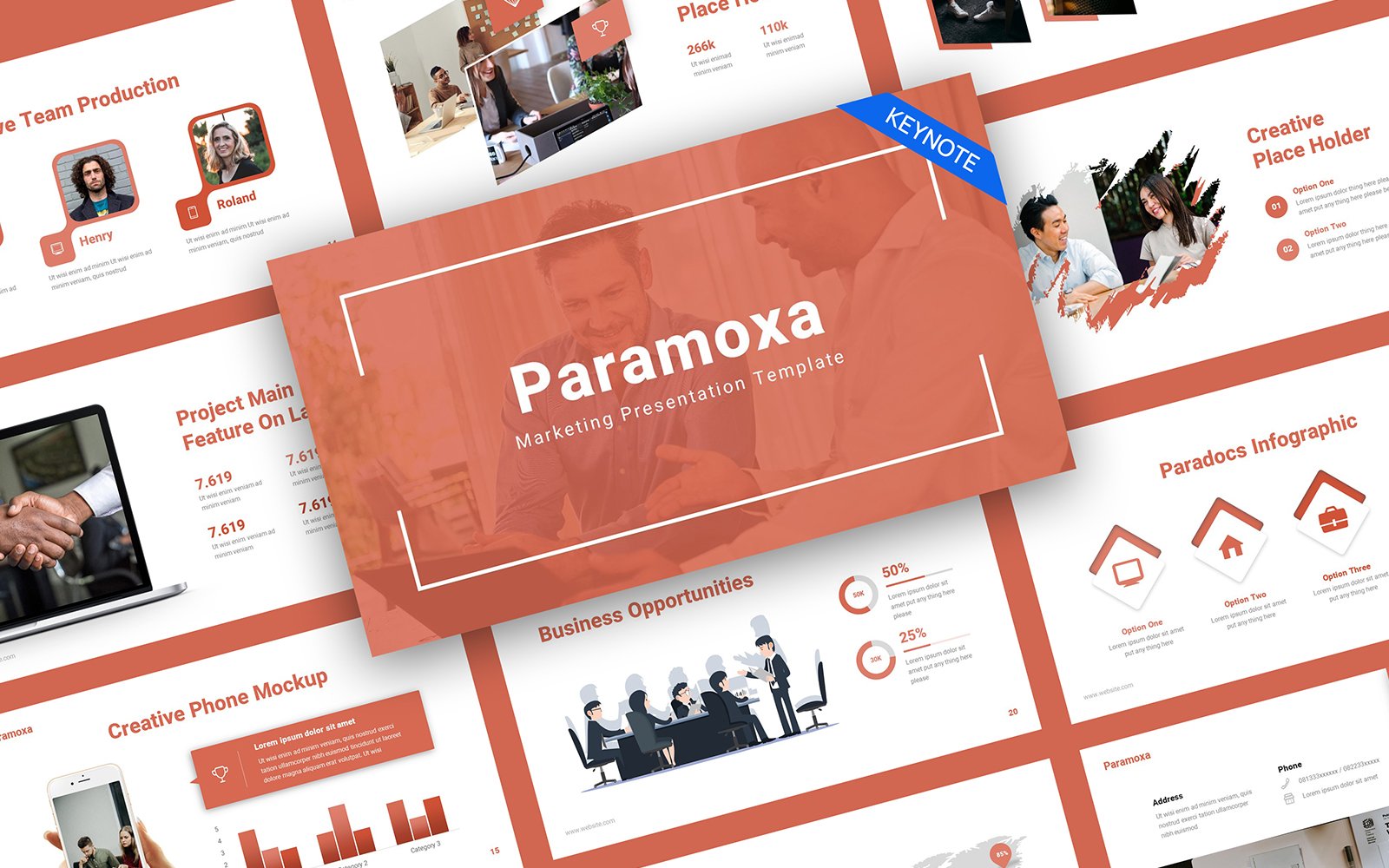Paramoxa Marketing Keynote Template